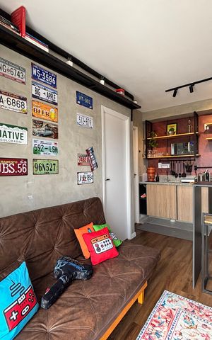 Apartamento à venda com 27m², 1 quarto e sem vagaSala