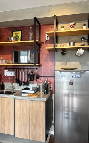 Apartamento à venda com 27m², 1 quarto e sem vagaCozinha