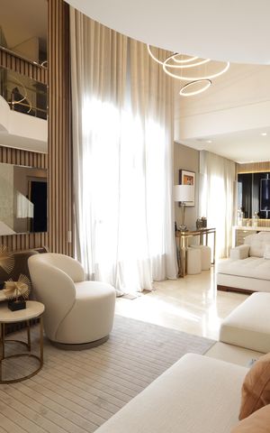 Apartamento para alugar com 180m², 2 quartos e 3 vagasSala