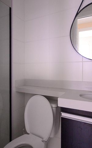 Apartamento à venda com 33m², 2 quartos e sem vaga Apartamento à venda com 33m², 2 quartos e sem vagaBanheiro