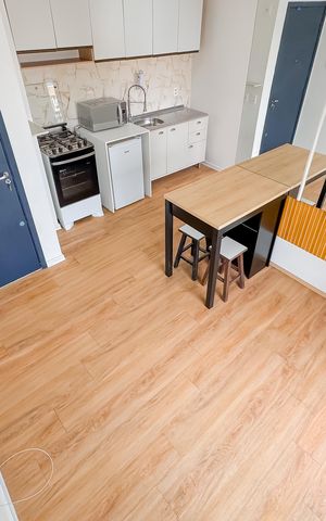 Studio à venda com 28m², 1 quarto e sem vagaStudio