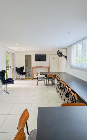Studio à venda com 28m², 1 quarto e sem vagaÁrea comum
