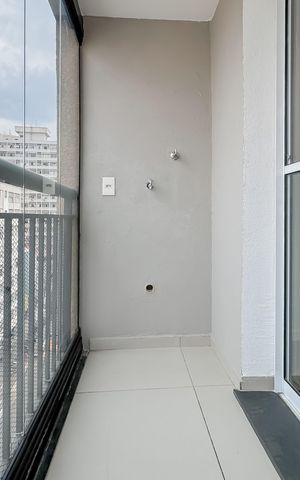 Studio à venda com 28m², 1 quarto e sem vagaVaranda
