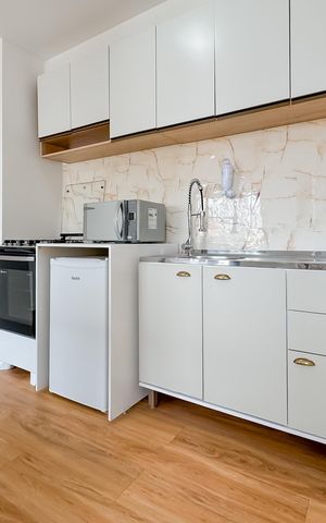 Studio à venda com 28m², 1 quarto e sem vagaCozinha