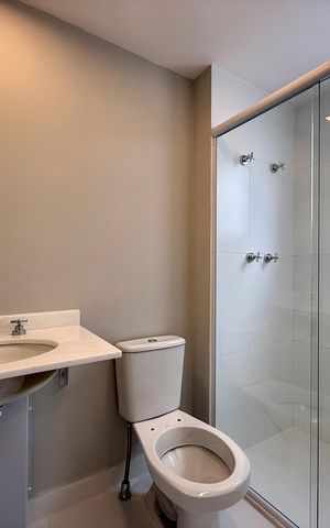 Apartamento para alugar com 109m², 3 quartos e 2 vagasBanheiro Suíte 1