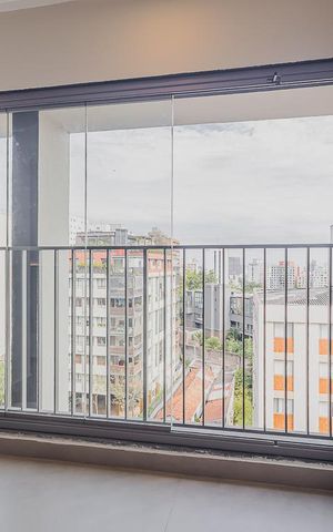 Studio à venda com 29m², 1 quarto e sem vagaSala/Quarto