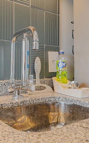 Studio à venda com 29m², 1 quarto e sem vagaCozinha