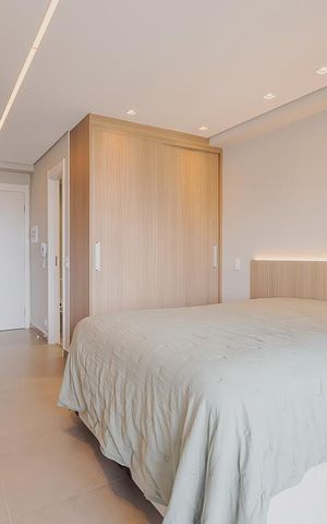 Studio à venda com 29m², 1 quarto e sem vagaSala/Quarto