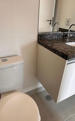 Apartamento à venda com 25m², 1 quarto e sem vaga Apartamento à venda com 25m², 1 quarto e sem vagaBanheiro social