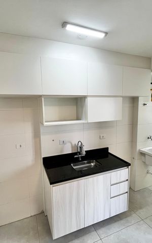 Apartamento à venda com 42m², 2 quartos e sem vaga Apartamento à venda com 42m², 2 quartos e sem vagaSala/Cozinha
