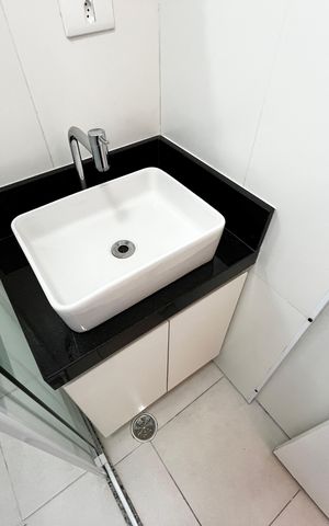 Apartamento à venda com 42m², 2 quartos e sem vaga Apartamento à venda com 42m², 2 quartos e sem vagaBanheiro Social