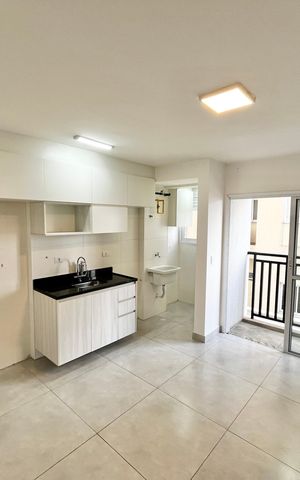 Apartamento à venda com 42m², 2 quartos e sem vaga Apartamento à venda com 42m², 2 quartos e sem vagaSala/Cozinha