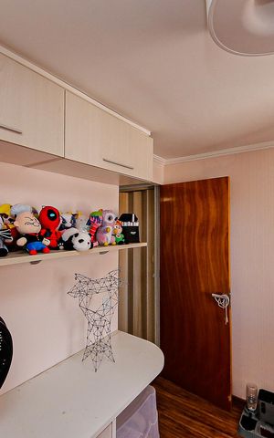 Apartamento à venda com 43m², 2 quartos e 1 vagaQuarto 2