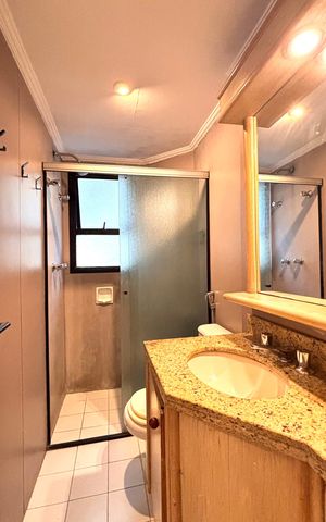 Apartamento para alugar com 36m², 1 quarto e 1 vaga Apartamento para alugar com 36m², 1 quarto e 1 vagaBanheiro