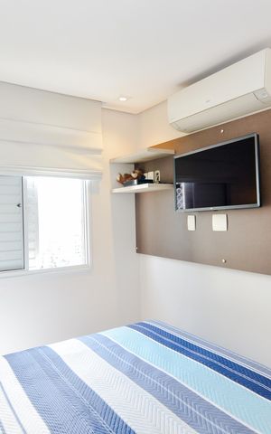 Apartamento à venda com 127m², 2 quartos e 2 vagasQuarto 2 - Suíte