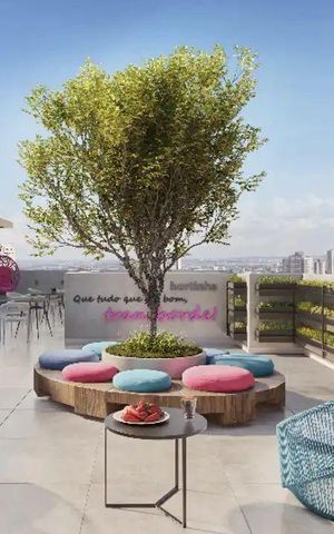 Apartamento à venda com 36m², 1 quarto e 1 vaga