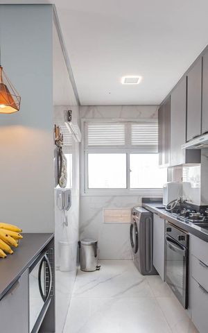 Apartamento à venda com 48m², 2 quartos e 1 vagaCozinha e Área de Serviço