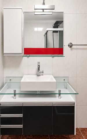 Studio para alugar com 42m², 1 quarto e sem vaga Studio para alugar com 42m², 1 quarto e sem vagaBanheiro