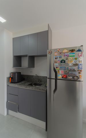 Studio à venda com 27m², 1 quarto e sem vagaCozinha