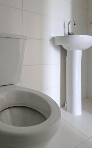 Apartamento para alugar com 55m², 2 quartos e 1 vaga Apartamento para alugar com 55m², 2 quartos e 1 vagaBanheiro da Suíte