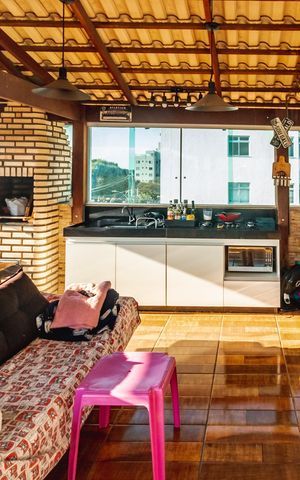 Apartamento à venda com 114m², 3 quartos e 1 vagaÁrea gourmet