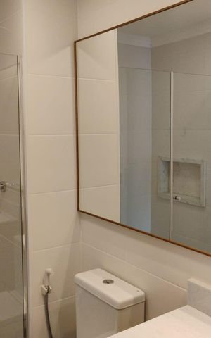 Apartamento à venda com 51m², 1 quarto e 1 vaga Apartamento à venda com 51m², 1 quarto e 1 vagaBanheiro da Suíte