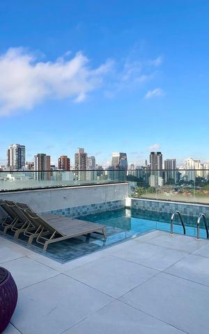 Studio para alugar com 23m², 1 quarto e sem vaga Studio para alugar com 23m², 1 quarto e sem vagaPiscina