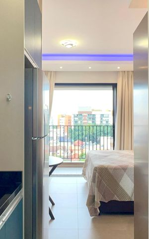 Studio para alugar com 23m², 1 quarto e sem vaga Studio para alugar com 23m², 1 quarto e sem vagaCozinha