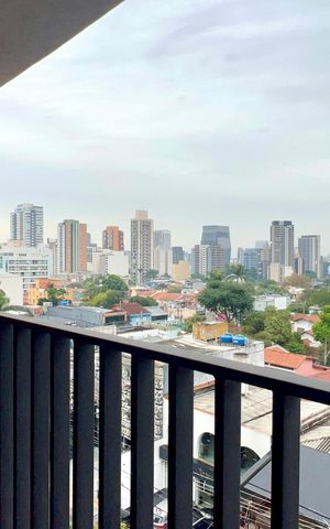 Studio para alugar com 23m², 1 quarto e sem vaga Studio para alugar com 23m², 1 quarto e sem vagaVaranda