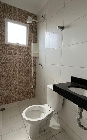Casa de condomínio para alugar com 80m², 2 quartos e 1 vaga Casa de condomínio para alugar com 80m², 2 quartos e 1 vagaBanheiro da Suíte