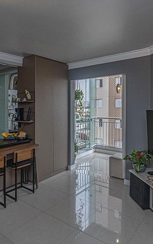 Apartamento à venda com 51m², 2 quartos e 1 vaga Apartamento à venda com 51m², 2 quartos e 1 vagaSala