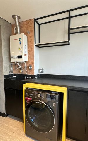 Apartamento para alugar com 67m², 1 quarto e 2 vagas Apartamento para alugar com 67m², 1 quarto e 2 vagasÁrea de Serviço
