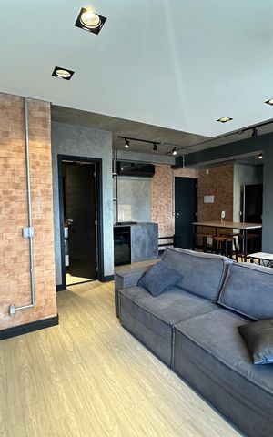 Apartamento para alugar com 67m², 1 quarto e 2 vagas Apartamento para alugar com 67m², 1 quarto e 2 vagasSala