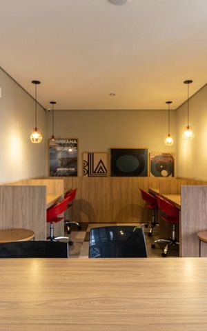 Studio para alugar com 27m², 1 quarto e sem vagaCoworking