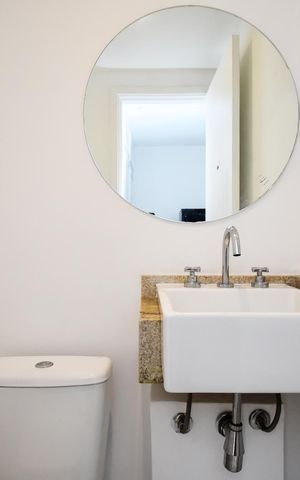 Apartamento à venda com 40m², 1 quarto e 1 vaga Apartamento à venda com 40m², 1 quarto e 1 vagaBanheiro Social