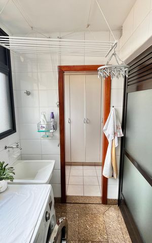 Apartamento à venda com 119m², 3 quartos e 3 vagas Apartamento à venda com 119m², 3 quartos e 3 vagasÁrea de Serviço