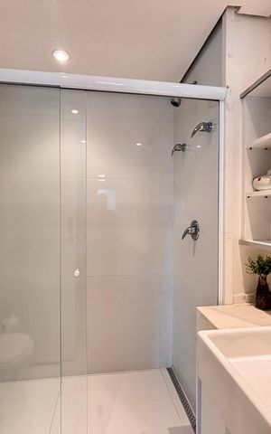 Apartamento para alugar com 45m², 1 quarto e 1 vaga Apartamento para alugar com 45m², 1 quarto e 1 vagaBanheiro da Suíte