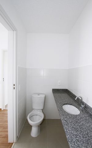 Apartamento à venda com 68m², 3 quartos e 2 vagasBanheiro do Quarto 3