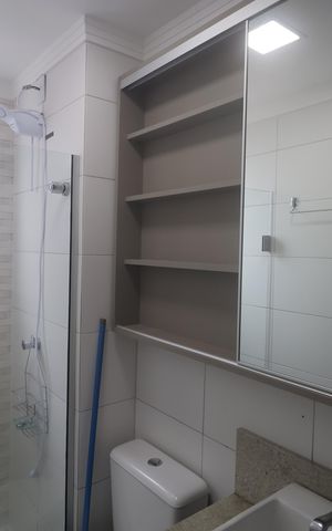 Apartamento para alugar com 53m², 2 quartos e 2 vagasBanheiro