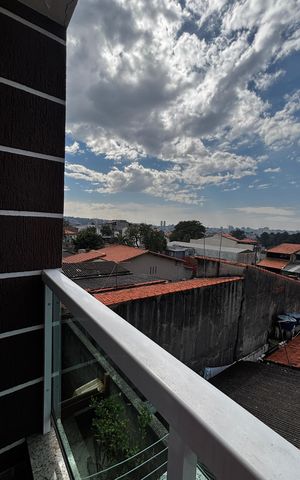Apartamento à venda com 60m², 2 quartos e 1 vagaVaranda do Quarto 