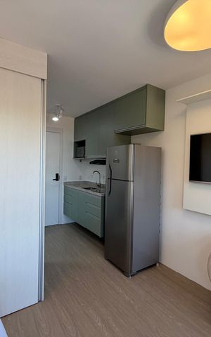 Studio para alugar com 24m², 1 quarto e sem vaga Studio para alugar com 24m², 1 quarto e sem vagaCozinha