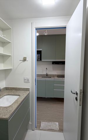 Studio para alugar com 24m², 1 quarto e sem vaga Studio para alugar com 24m², 1 quarto e sem vagaCozinha
