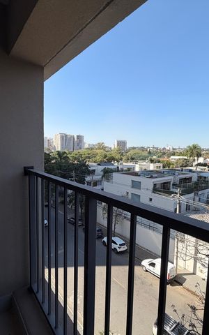 Studio para alugar com 24m², 1 quarto e sem vaga Studio para alugar com 24m², 1 quarto e sem vagaVaranda