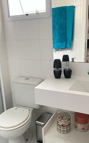 Apartamento à venda com 74m², 2 quartos e 2 vagas Apartamento à venda com 74m², 2 quartos e 2 vagasBanheiro