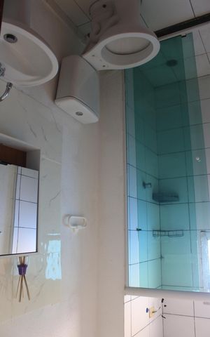 Apartamento para alugar com 48m², 2 quartos e 1 vaga Apartamento para alugar com 48m², 2 quartos e 1 vagaBanheiro