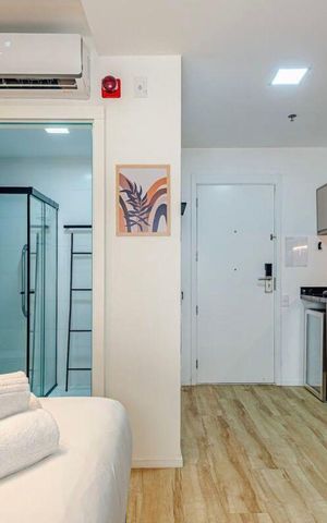 Studio à venda com 21m², 1 quarto e sem vaga