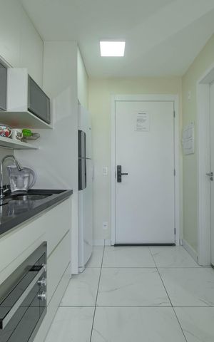 Studio para alugar com 27m², 1 quarto e 1 vaga Studio para alugar com 27m², 1 quarto e 1 vagaCozinha