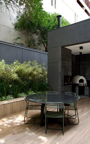 Studio para alugar com 26m², 1 quarto e sem vaga Studio para alugar com 26m², 1 quarto e sem vagaÁrea comum - Churrasqueira