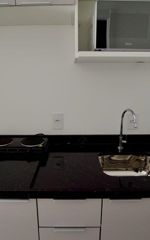 Studio para alugar com 26m², 1 quarto e sem vaga Studio para alugar com 26m², 1 quarto e sem vagaStudio - Cozinha