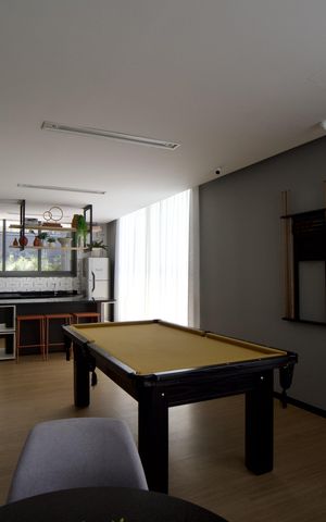 Studio para alugar com 26m², 1 quarto e sem vaga Studio para alugar com 26m², 1 quarto e sem vagaÁrea comum - Salão de festas